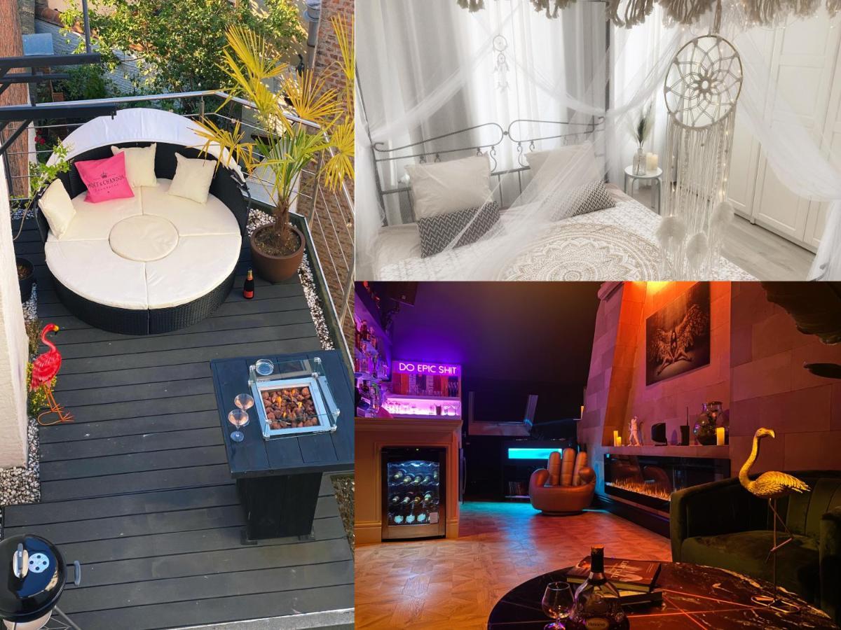 Loco Paradiso - Two Kingsize Beds, Outdoor Terrace, Dj Booth, Bar, Cinema, Bathtub, Kitchen, Airco Appartement *